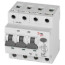 4.5kA Differential current circuit Breaker ERA PRO D32E4C10AC10P AD-32 Electronic 3P+N C10 10mA type AC 230V protection