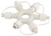 ERA ERAPS-OR2 Circular Splitter for Garlands 6 Sockets IP44 PVC 24 V
