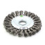 Brush for ear disc harness D125*13*22.2, pile stainless steel 0.50 (13-031)
