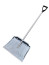 Snow shovel "American-4" with aluminum a V-shaped tube with a handle and an aluminum tip, 500*430*0,8 N/A