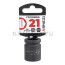 Головка ударная 1/2" 6-гр. 21 мм Cr-Mo, на холдере ARNEZI R0300221