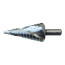 Step drill bit NORGAU industrial for metal 4-12 mm, HSS