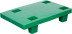Pallet 600x400x130 (perforated on legs) green