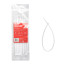 Nylon yoke 2.5x200 mm, white 10 pcs Arnezi A0903014