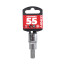 Головка 1/2" со вставкой TORX Security T55 L=60, на холдере Arnezi R0345255