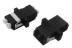 FA-P11Z-DLC/DLC-N/WH-BK Optical pass-through adapter LC-LC, SM, duplex, plastic housing, black, white caps