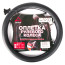 Steering wheel braid (M 38 cm , isc. PU leather) black with perforation ARNEZI A0501035