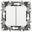ERA Series 12 12-1112-01M Double Crossover Switch, 10AH-250V, Matt white