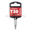 Головка 1/4" со вставкой TORX T20 L=38, ARNEZI R0004420