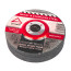 Abrasive metal stripping disc 125x6.0x22.23 mm. ARNEZI R8012042