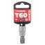Головка 3/8" со вставкой TORX Security T60, L=48 мм на холдере Arnezi R0204760