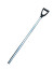 Handle-aluminum tube (length 1000 mm) d=32 mm with V-shaped handle, for snow shovels