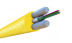 FO-STFR-IN-9-16- LSZH-YL Fiber optic cable 9/125 (G.652D) single-mode, 16 fibers, single-module, round, water-blocking gel reinforced with fiberglass rods, internal, LSZH, ng(A)-HF, yellow