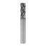 Radius milling cutter NORGAU Industrial high-performance 8 mm, R1 mm, Z4, VHM/AlCrSiN