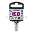 Головка 1/4" внешний TORX Е8 L=25 мм, на холдере ARNEZI R0000208