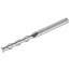 End mill NORGAU Industrial with elongated cutting part 2 mm, Z2, VHM