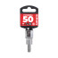 Головка 1/2" со вставкой TORX Security T50 L=60, на холдере Arnezi R0345250