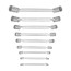 Set of socket double-sided hinge wrenches NORGAU Industrial NBS34-009, 9 pieces