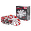 Caps R14 Andromeda 4 pcs (silver-red) ABS plastic ARNEZI A0702070