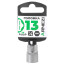 Головка 1/4" Gear Lock 13 мм L=25 мм, на холдере Arnezi R0030013