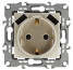Розетка ЭРА Серия 12 12-4109-04 2P+E 16A-250В штор. с 2xUSB 5В-3А шампань