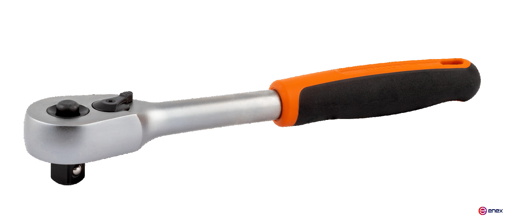 1/2" Reversible ratchet handle, with 60 teeth and 6° angle of action, 250 mm