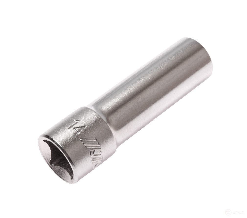 Головка торцевая глубокая 6-гранная 1/2" х 14мм, длина 76мм JTC /1/10/200