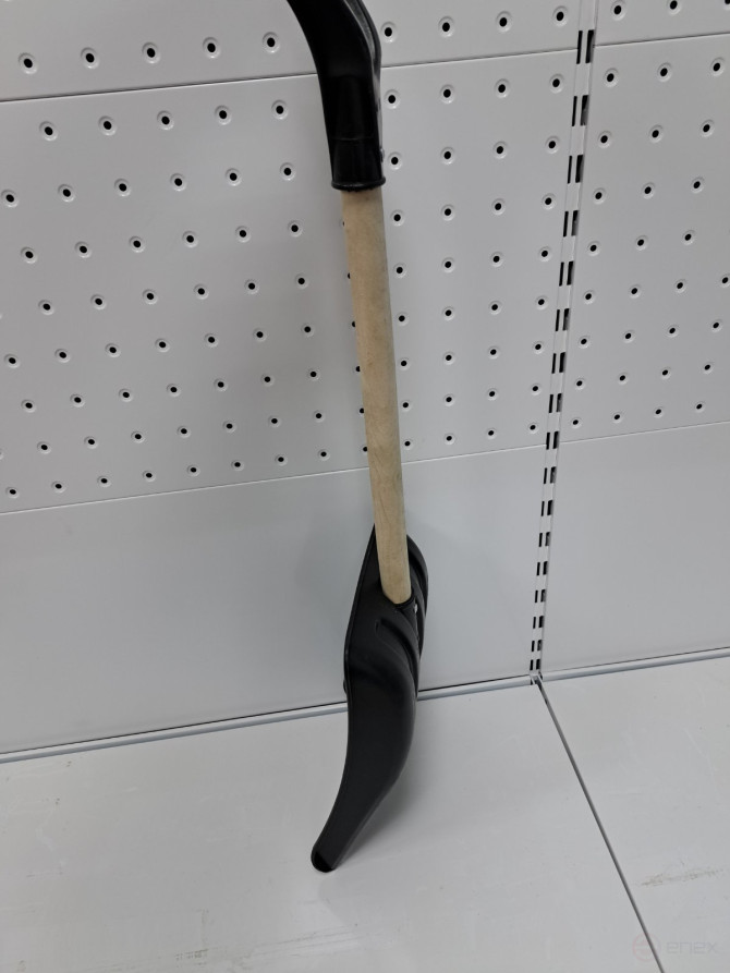 Car shovel 275x365mm (galvanized bar) with wooden handle and V-handle (No. 7)