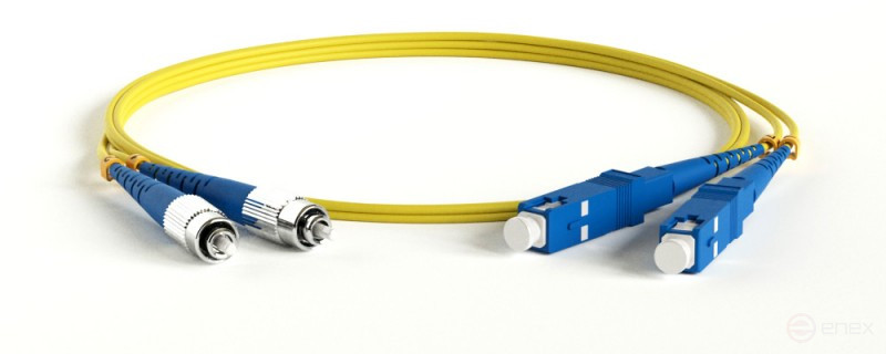 FC-D2-9-FC/UR-SC/UR-H-30M-LSZH-YL Патч-корд волоконно-оптический (шнур) SM 9/125 (OS2), FC/UPC-SC/UPC, 2.0 мм, duplex, LSZH, 30 м