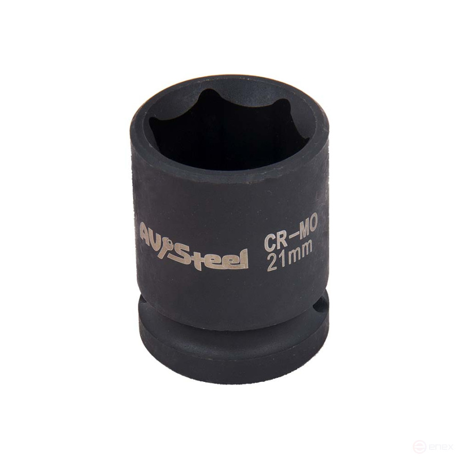 Головка ударная 6-гранная 1/2" 21 мм