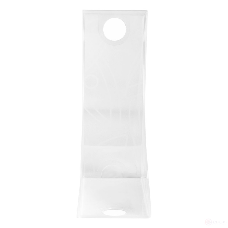Paper tray vertical STAMP, transparent, width 118mm