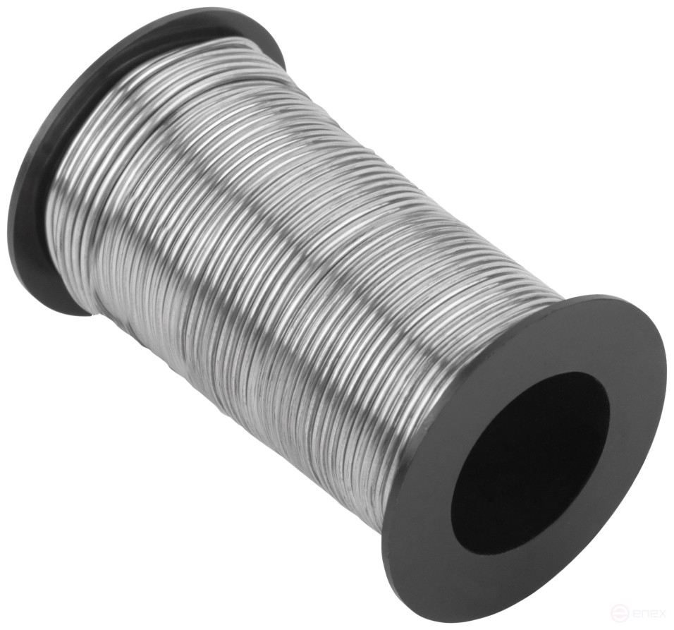 Solder POS 61 without rosin, wire diameter 1 mm, on a coil, 50 gr.