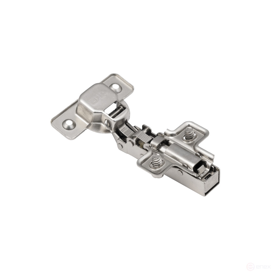 Overhead hinge with door closer 45mm h0 clip-on AKS (euro screws)