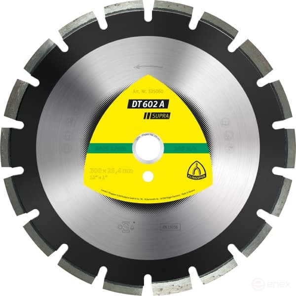 Diamond cutting wheel DT 602 A Supra, 350 x 25.4
