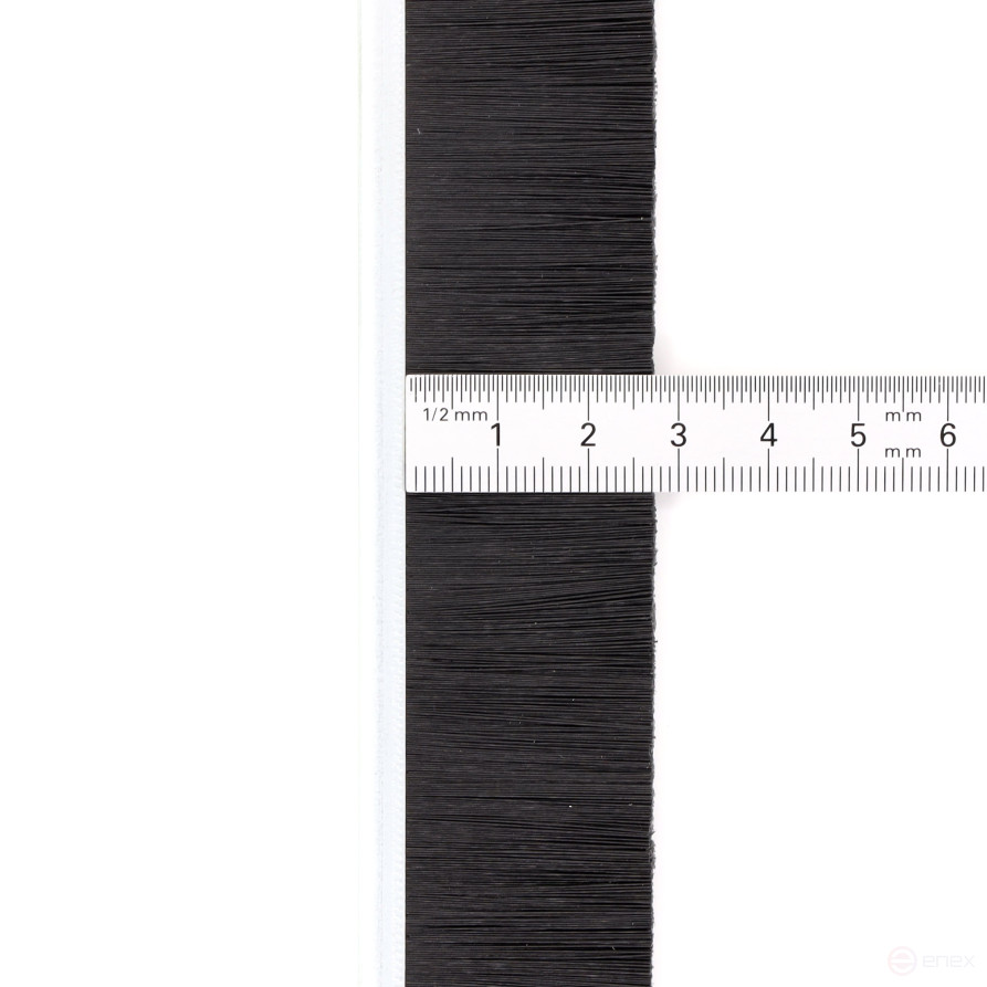 Strip brush linear sealer 2500*32*5 , pile height 27 mm PPL black 0.20 (EB-1120)