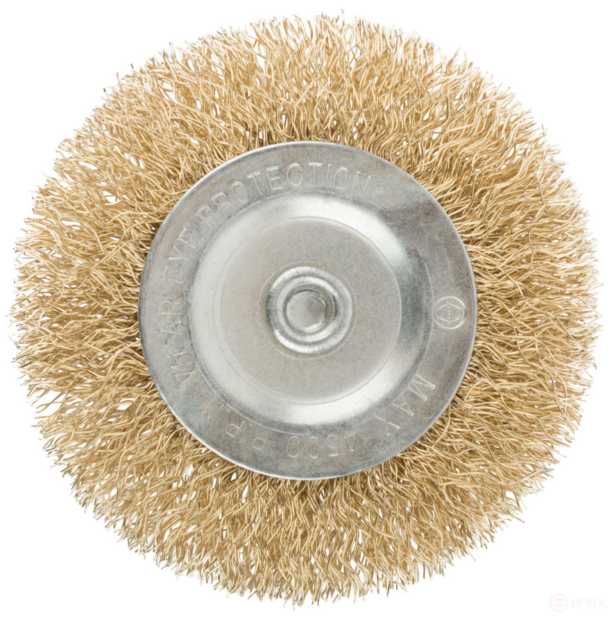 Corkscrew, "wheel" type, with a pin, 75 mm latuned steel wavy wire