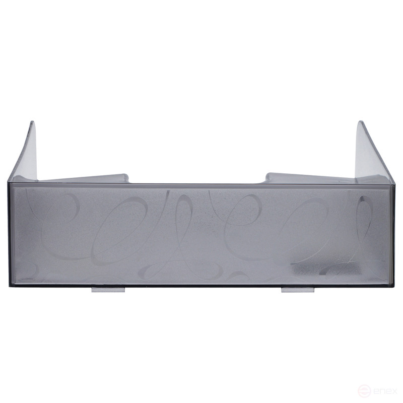 Paper tray horizontal STAMP "Frost", tinted grey