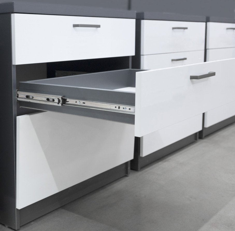 Направляющая шариковая L-400 h=45 AKS PLUS PUSH TO OPEN