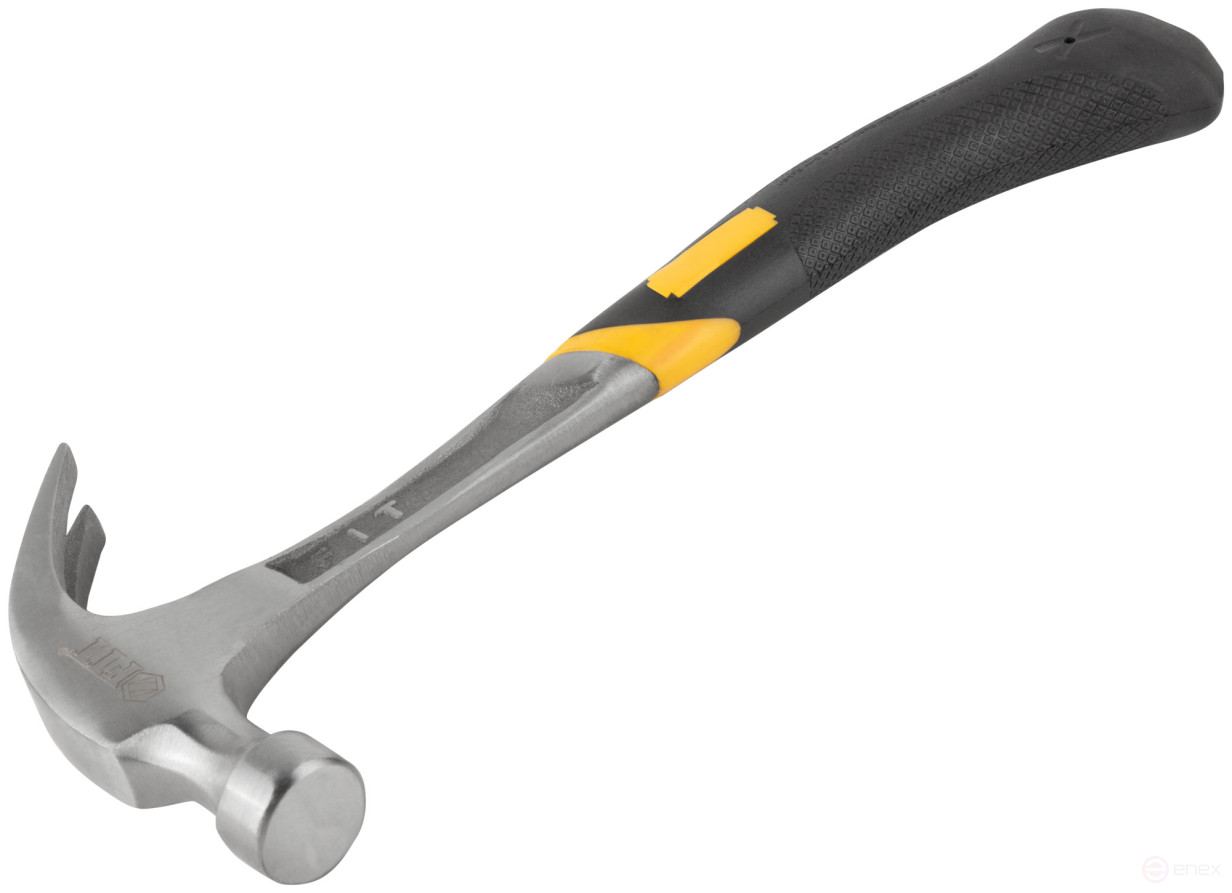 Молоток-гвоздодер, цельнометаллический Профи 32 мм, 570 гр.