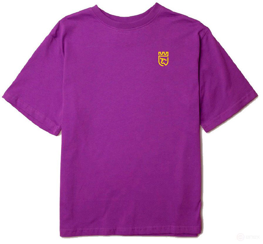 Ermenrich branded T-shirt "Nicht pizdicht!", purple