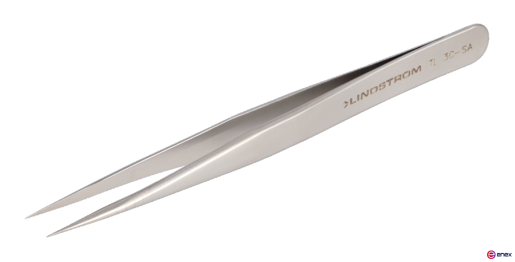Stainless steel tweezers/antimagn/110mm/sharp tips