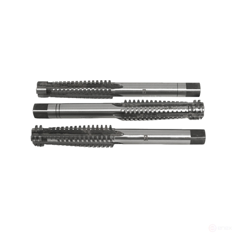 Метчик трапецеидальный Tr20х4 машинно-ручной (HSS) 3шт компл. L=160мм Beltools