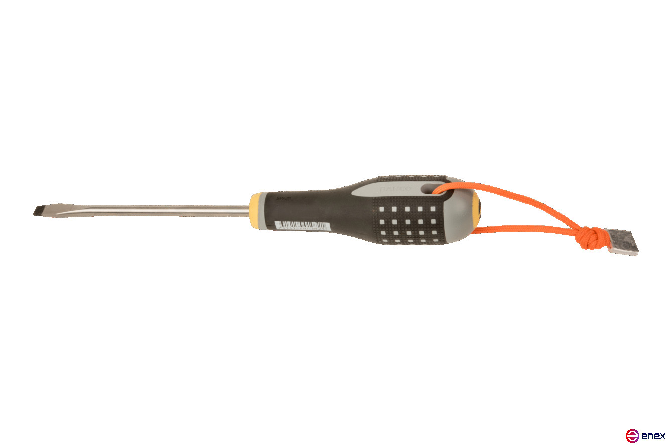 Отвертка с рукояткой ERGO под винты со шлицем 1,6x8x175 мм, с предохранительной петлей