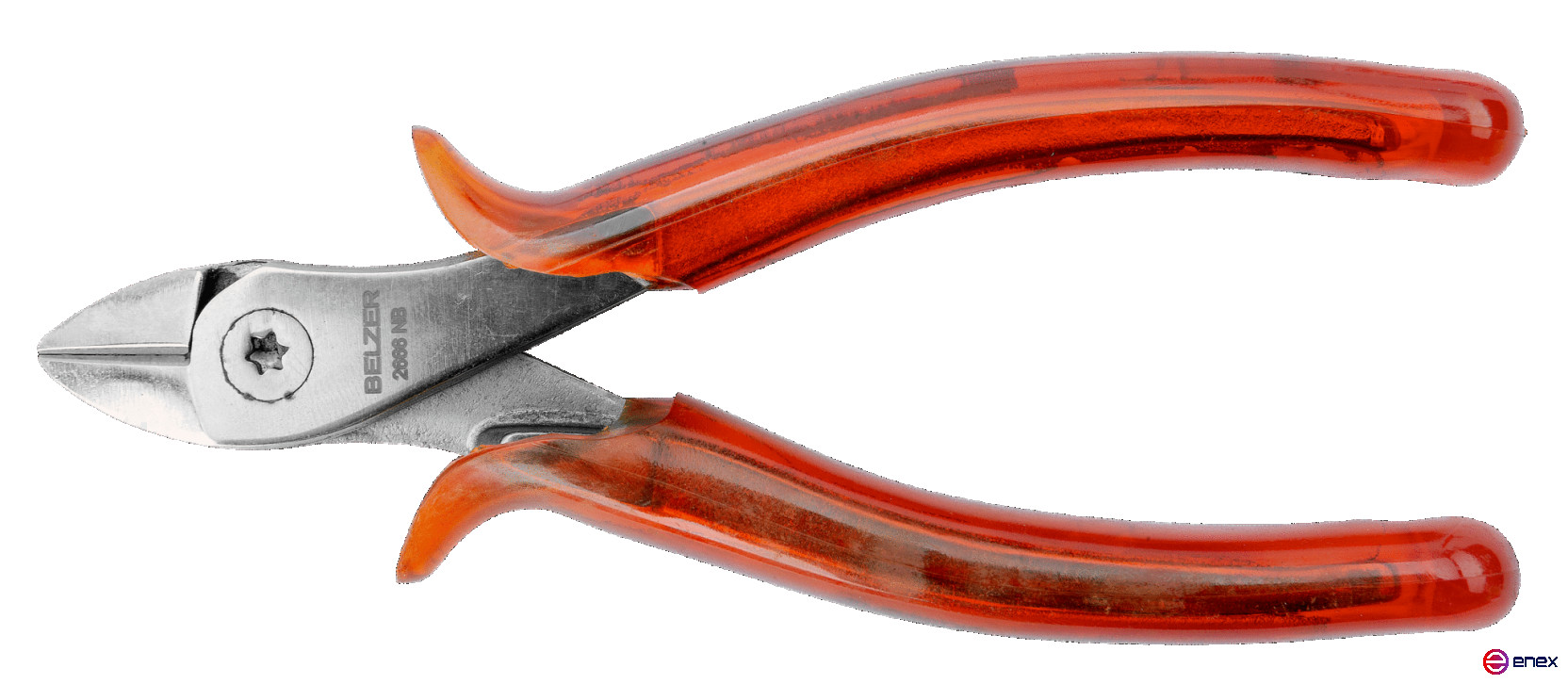 Бокорезы с ручками из ацетата целлюлозы и никель-хромовым покрытием для стальной проволоки, 160 мм