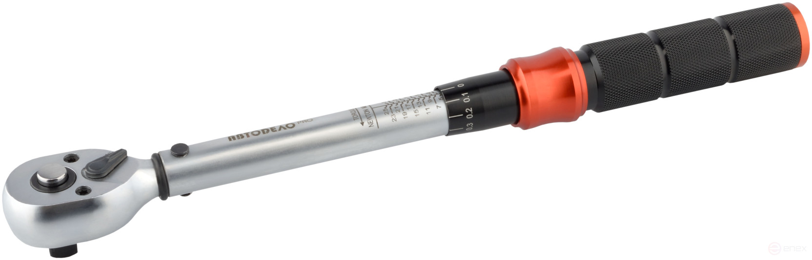 Wrench dynamometer. limit right-left thread 3/8" (5-25Nm; 280mm) Avtodor PRO 40339