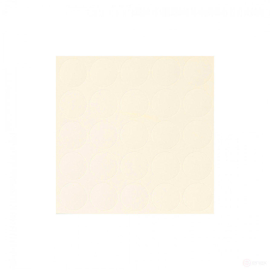 Self-adhesive plug for confirmations vanilla 2 (14305) AKS (sheet-25 pcs.)