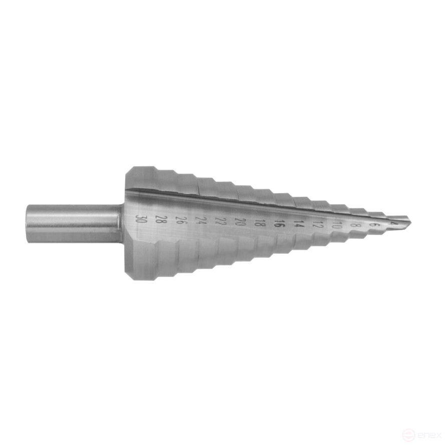 Ступенчатое сверло KORNOR с прямой канавкой, 5-35 мм, ступеней 15