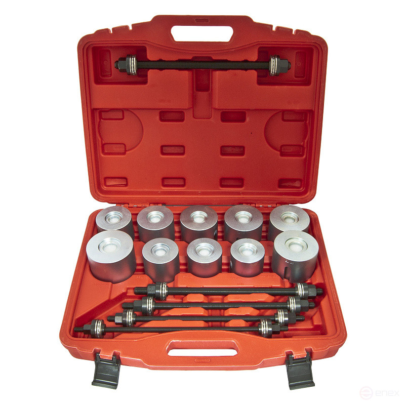 ER-86600 set for replacement of silent blocks, bushings and bearings(M10,12,14,16;Ø inside:34-72mm pitch 2mm+75.80mm; Ø Outside: 44-82mm pitch 2mm+85.90mm) EUREKA/1