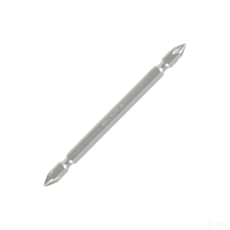 1/4" socket insert (bits), Phillips, PH1, 110 mm, double-sided, for KING TONY 131101P screwdriver