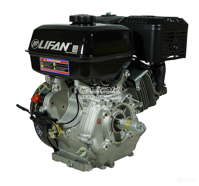 Lifan 190F engine, 25mm shaft, 3 Amp coil